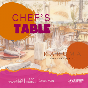 CHEF’S TABLE – KARUMA